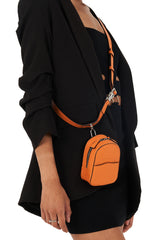 Combo Leggenda Leather Orange and Mini Bag