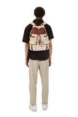 Zaino Leggenda Canvas Light Beige