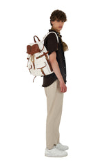 Zaino Leggenda Canvas White