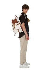 Combo Leggenda White Canvas and Mini Bag