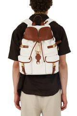 Zaino Leggenda Canvas White