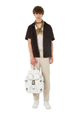 Zaino Leggenda Leather White