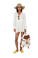 Zaino Leggenda Canvas White