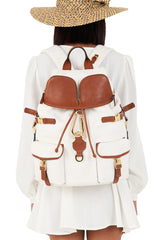 Zaino Leggenda Canvas White