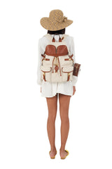 Zaino Leggenda Canvas Light Beige