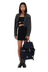 Backpack Maverick Dark Blue Canvas