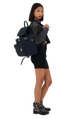 Backpack Maverick Dark Blue Canvas