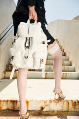 Zaino Leggenda Leather White