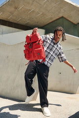 Zaino Leggenda Leather Red F40