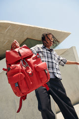 Zaino Leggenda Leather Red F40