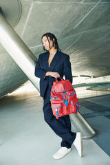 Zaino Leggenda Leather Red/Blue