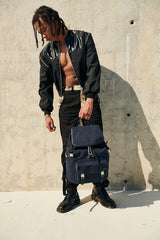 Backpack Maverick Dark Blue Canvas