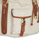 Zaino Leggenda Canvas Light Beige