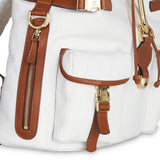 Zaino Leggenda Canvas White
