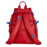 Zaino Leggenda Leather Red/Blue