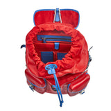 Zaino Leggenda Leather Red/Blue