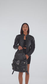 Zaino Leggenda Leather Black