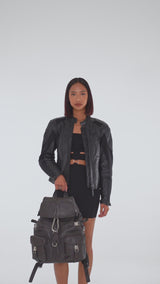 Zaino Leggenda Leather Ebony