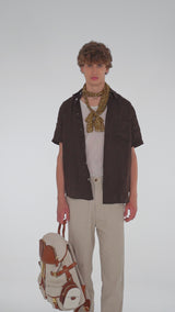 Zaino Leggenda Canvas Light Beige