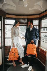 Zaino Leggenda Leather Orange