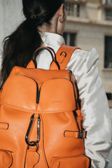 Zaino Leggenda Leather Orange