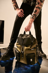 Zaino Leggenda Black/Military Green