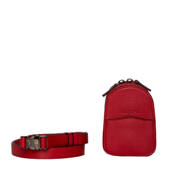 Mini Bag Leather Red