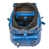 Backpack Maverick Leather Electric Blue