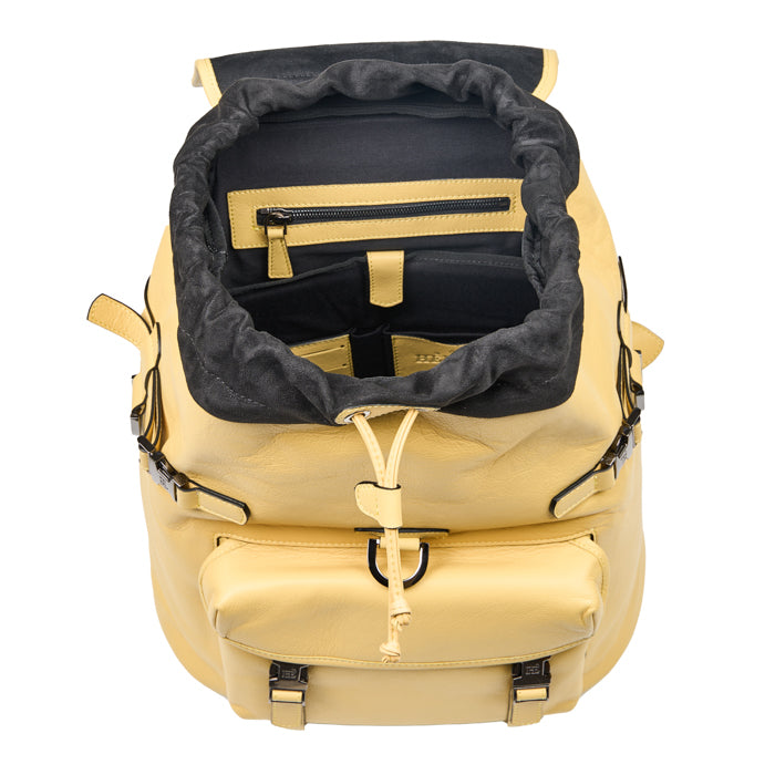 Backpack Maverick Leather Lime Henope