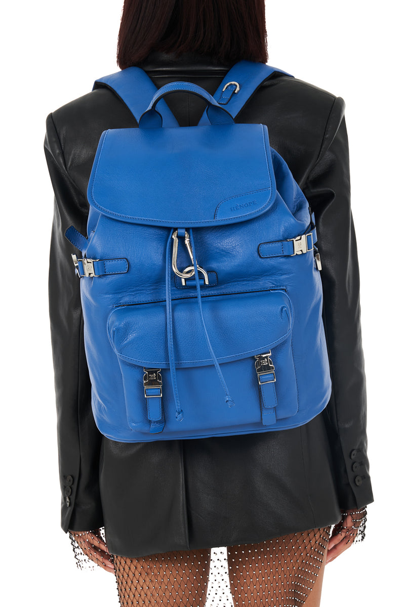 Combo Maverick Leather Blue and Mini Bag