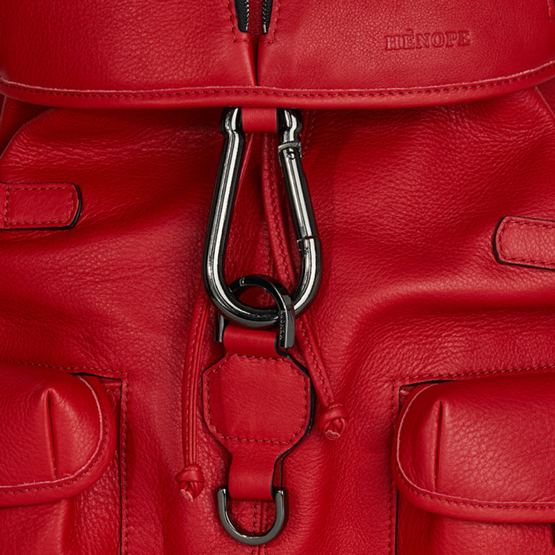 Zaino Leggenda Leather Red F40