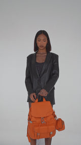 Zaino Maverick Leather Orange