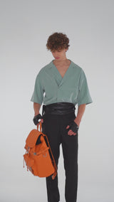 Zaino Maverick Leather Orange
